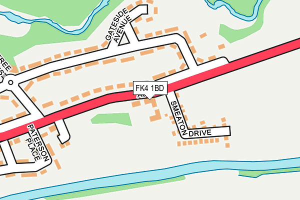 FK4 1BD map - OS OpenMap – Local (Ordnance Survey)