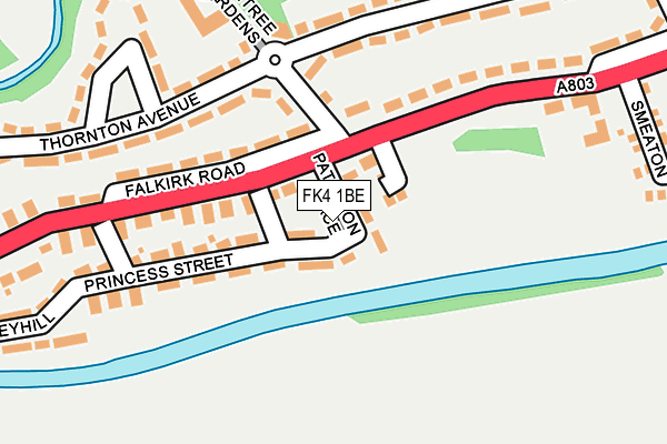 FK4 1BE map - OS OpenMap – Local (Ordnance Survey)