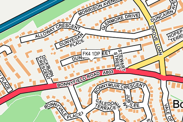 FK4 1DP map - OS OpenMap – Local (Ordnance Survey)