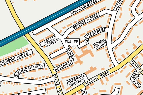 FK4 1EB map - OS OpenMap – Local (Ordnance Survey)