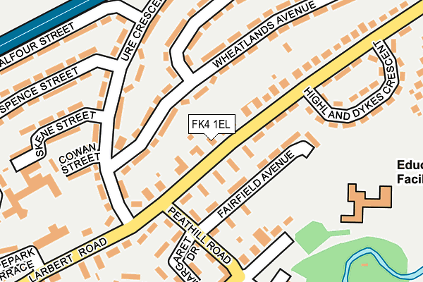 FK4 1EL map - OS OpenMap – Local (Ordnance Survey)
