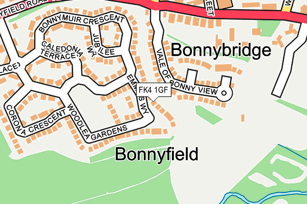Map of DENISE WOND BWC LTD at local scale