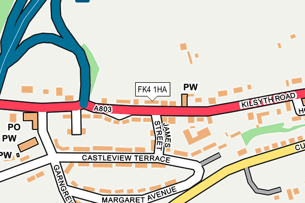 FK4 1HA map - OS OpenMap – Local (Ordnance Survey)