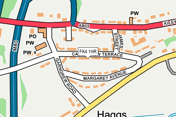 FK4 1HR map - OS OpenMap – Local (Ordnance Survey)