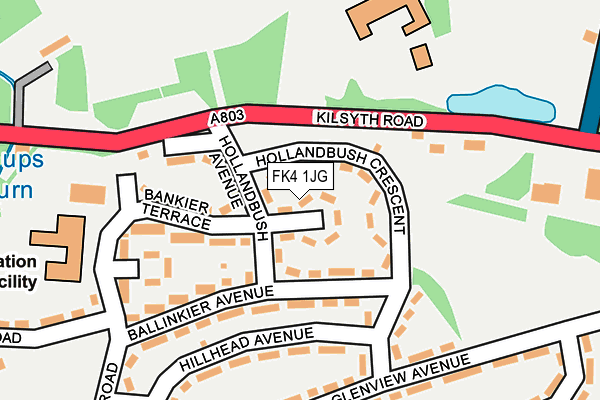 FK4 1JG map - OS OpenMap – Local (Ordnance Survey)