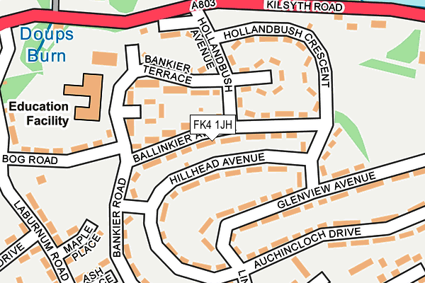 FK4 1JH map - OS OpenMap – Local (Ordnance Survey)