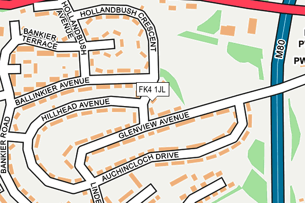 FK4 1JL map - OS OpenMap – Local (Ordnance Survey)