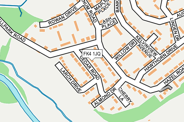 FK4 1JQ map - OS OpenMap – Local (Ordnance Survey)