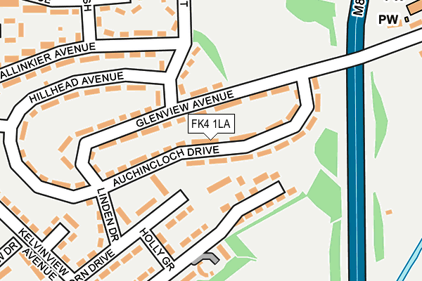 FK4 1LA map - OS OpenMap – Local (Ordnance Survey)