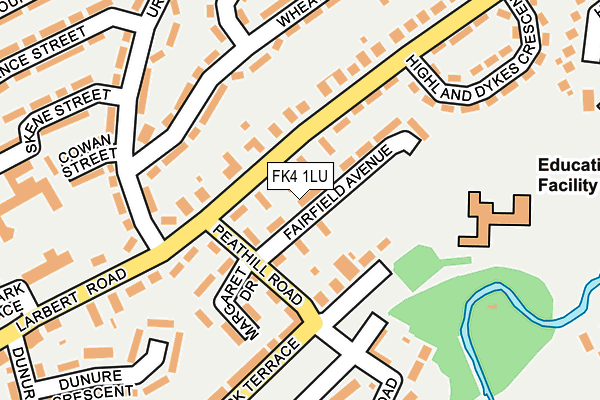 FK4 1LU map - OS OpenMap – Local (Ordnance Survey)
