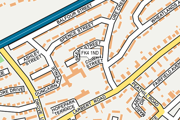 FK4 1ND map - OS OpenMap – Local (Ordnance Survey)