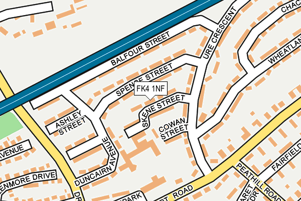 FK4 1NF map - OS OpenMap – Local (Ordnance Survey)