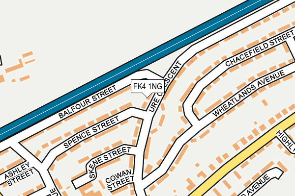 FK4 1NG map - OS OpenMap – Local (Ordnance Survey)