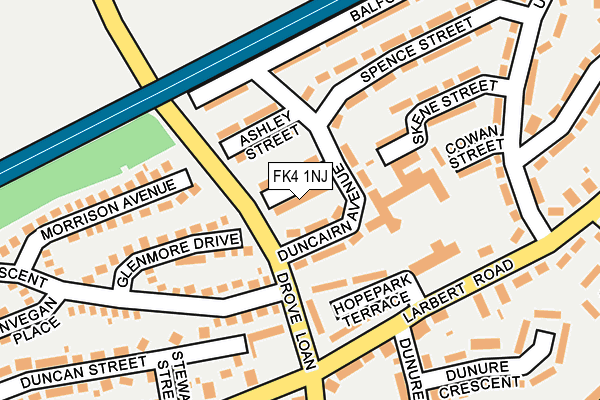 FK4 1NJ map - OS OpenMap – Local (Ordnance Survey)