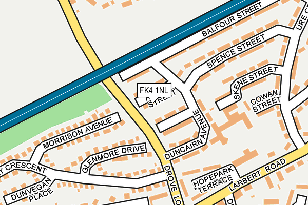 FK4 1NL map - OS OpenMap – Local (Ordnance Survey)