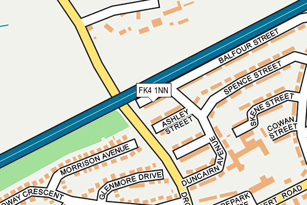 FK4 1NN map - OS OpenMap – Local (Ordnance Survey)