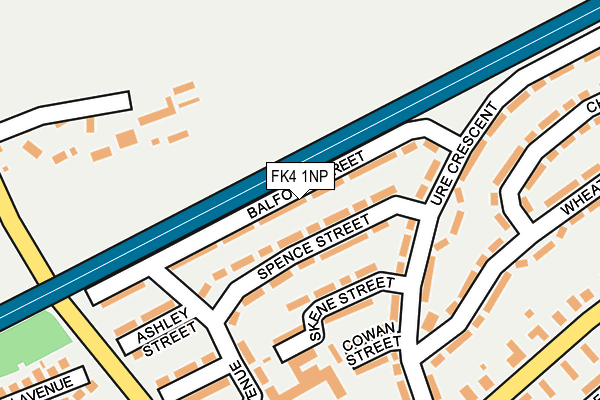 FK4 1NP map - OS OpenMap – Local (Ordnance Survey)