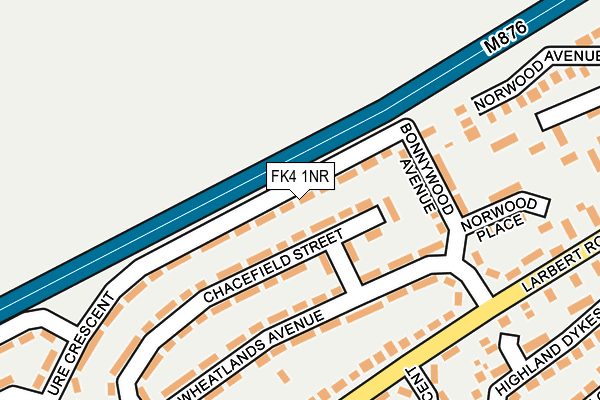 FK4 1NR map - OS OpenMap – Local (Ordnance Survey)
