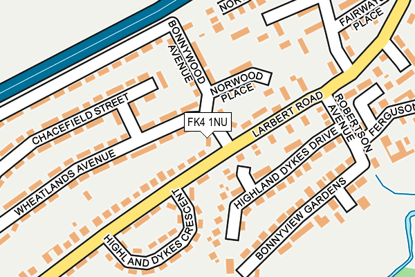 FK4 1NU map - OS OpenMap – Local (Ordnance Survey)