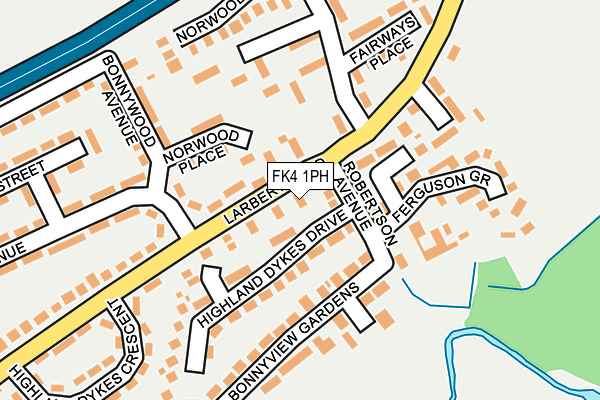 FK4 1PH map - OS OpenMap – Local (Ordnance Survey)