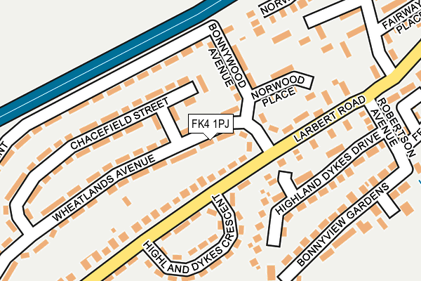FK4 1PJ map - OS OpenMap – Local (Ordnance Survey)