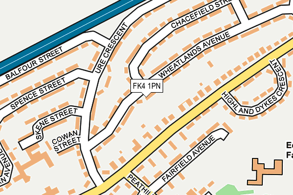 FK4 1PN map - OS OpenMap – Local (Ordnance Survey)