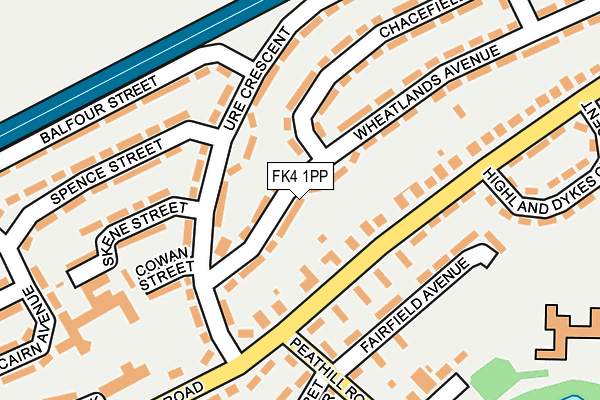 FK4 1PP map - OS OpenMap – Local (Ordnance Survey)