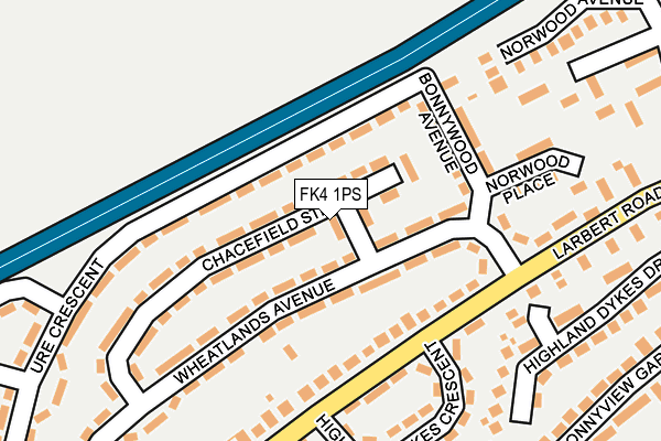 FK4 1PS map - OS OpenMap – Local (Ordnance Survey)