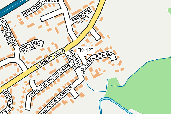 FK4 1PT map - OS OpenMap – Local (Ordnance Survey)