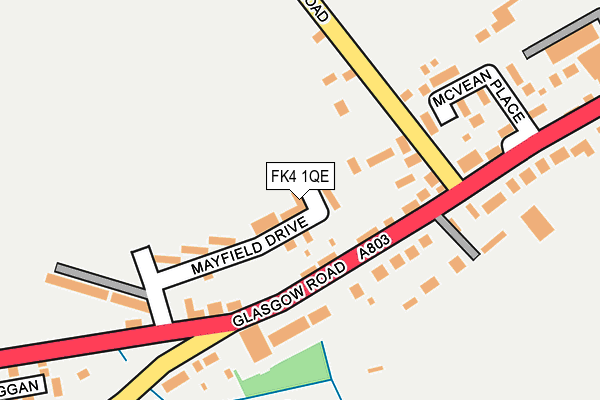 FK4 1QE map - OS OpenMap – Local (Ordnance Survey)