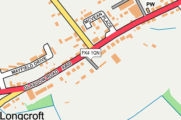 FK4 1QN map - OS OpenMap – Local (Ordnance Survey)