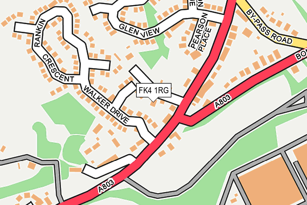 FK4 1RG map - OS OpenMap – Local (Ordnance Survey)