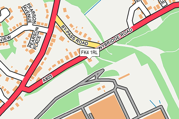 FK4 1RL map - OS OpenMap – Local (Ordnance Survey)