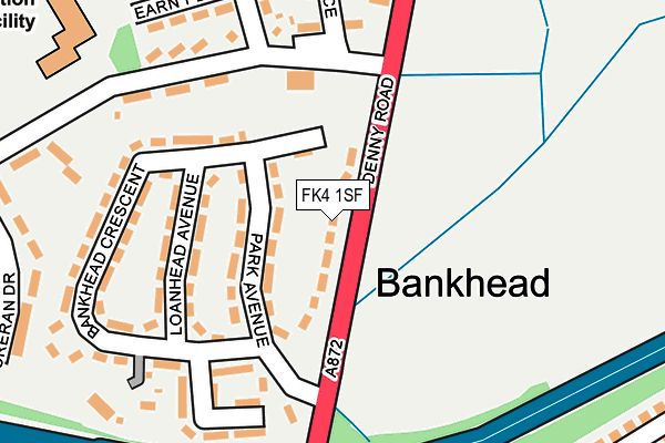 FK4 1SF map - OS OpenMap – Local (Ordnance Survey)