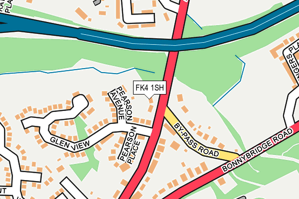 FK4 1SH map - OS OpenMap – Local (Ordnance Survey)