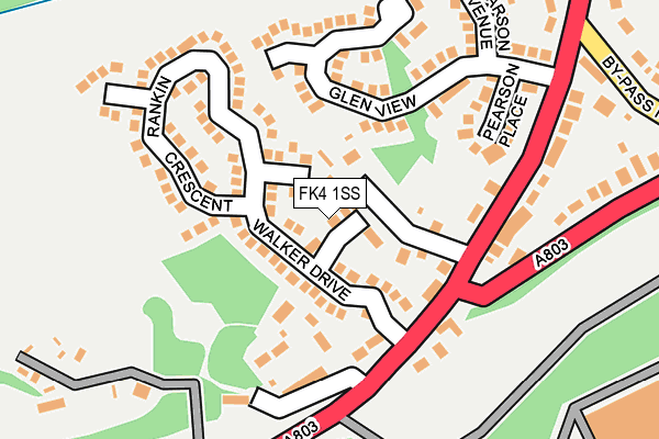 FK4 1SS map - OS OpenMap – Local (Ordnance Survey)