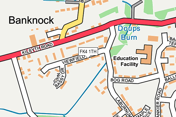 FK4 1TH map - OS OpenMap – Local (Ordnance Survey)