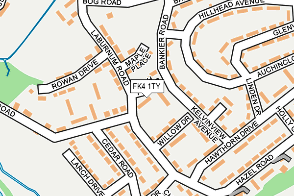 FK4 1TY map - OS OpenMap – Local (Ordnance Survey)