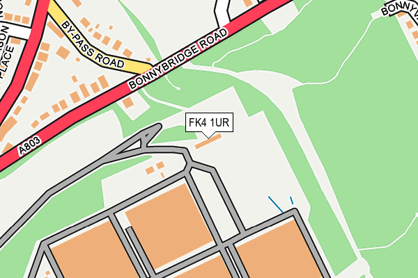 FK4 1UR map - OS OpenMap – Local (Ordnance Survey)