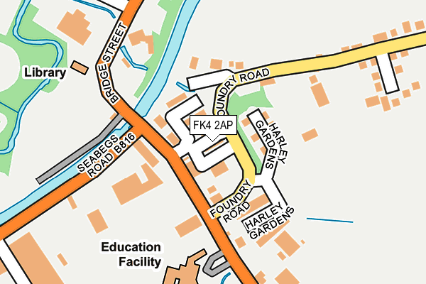 FK4 2AP map - OS OpenMap – Local (Ordnance Survey)