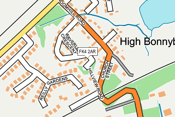 FK4 2AR map - OS OpenMap – Local (Ordnance Survey)