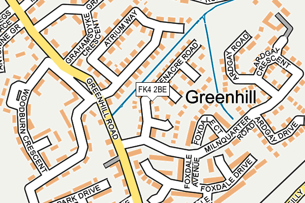 FK4 2BE map - OS OpenMap – Local (Ordnance Survey)