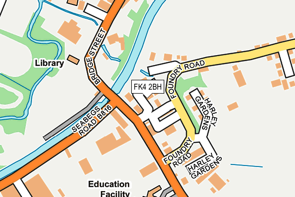 FK4 2BH map - OS OpenMap – Local (Ordnance Survey)