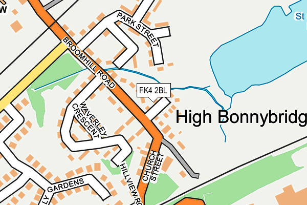 FK4 2BL map - OS OpenMap – Local (Ordnance Survey)