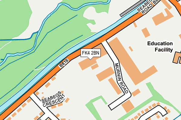 FK4 2BN map - OS OpenMap – Local (Ordnance Survey)