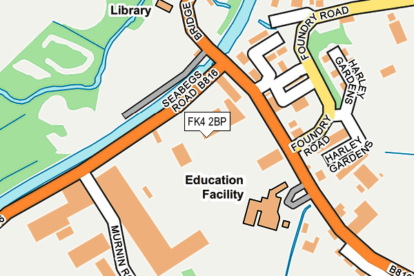 FK4 2BP map - OS OpenMap – Local (Ordnance Survey)