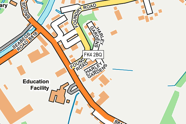 FK4 2BQ map - OS OpenMap – Local (Ordnance Survey)