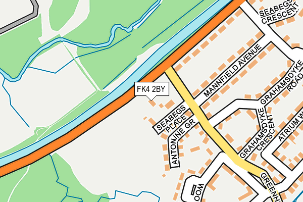 FK4 2BY map - OS OpenMap – Local (Ordnance Survey)