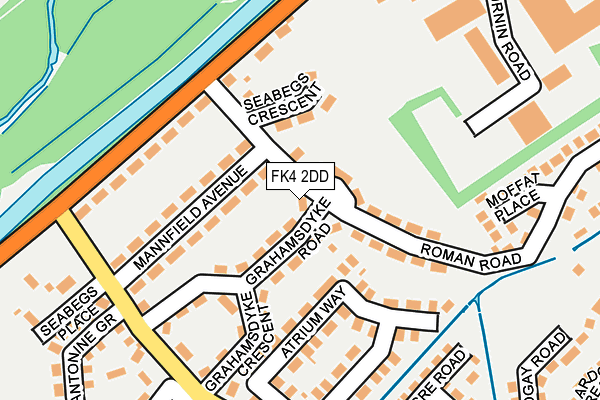 FK4 2DD map - OS OpenMap – Local (Ordnance Survey)