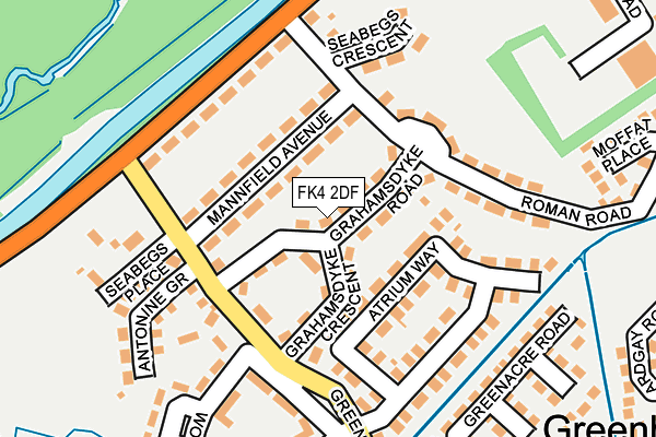 FK4 2DF map - OS OpenMap – Local (Ordnance Survey)